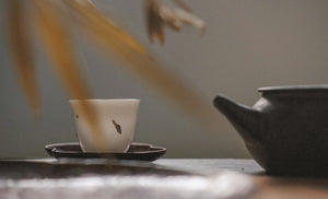 Porcelain Tea Cup and Ceramic Tea Jar: Exploring Yakiobi Glaze Art