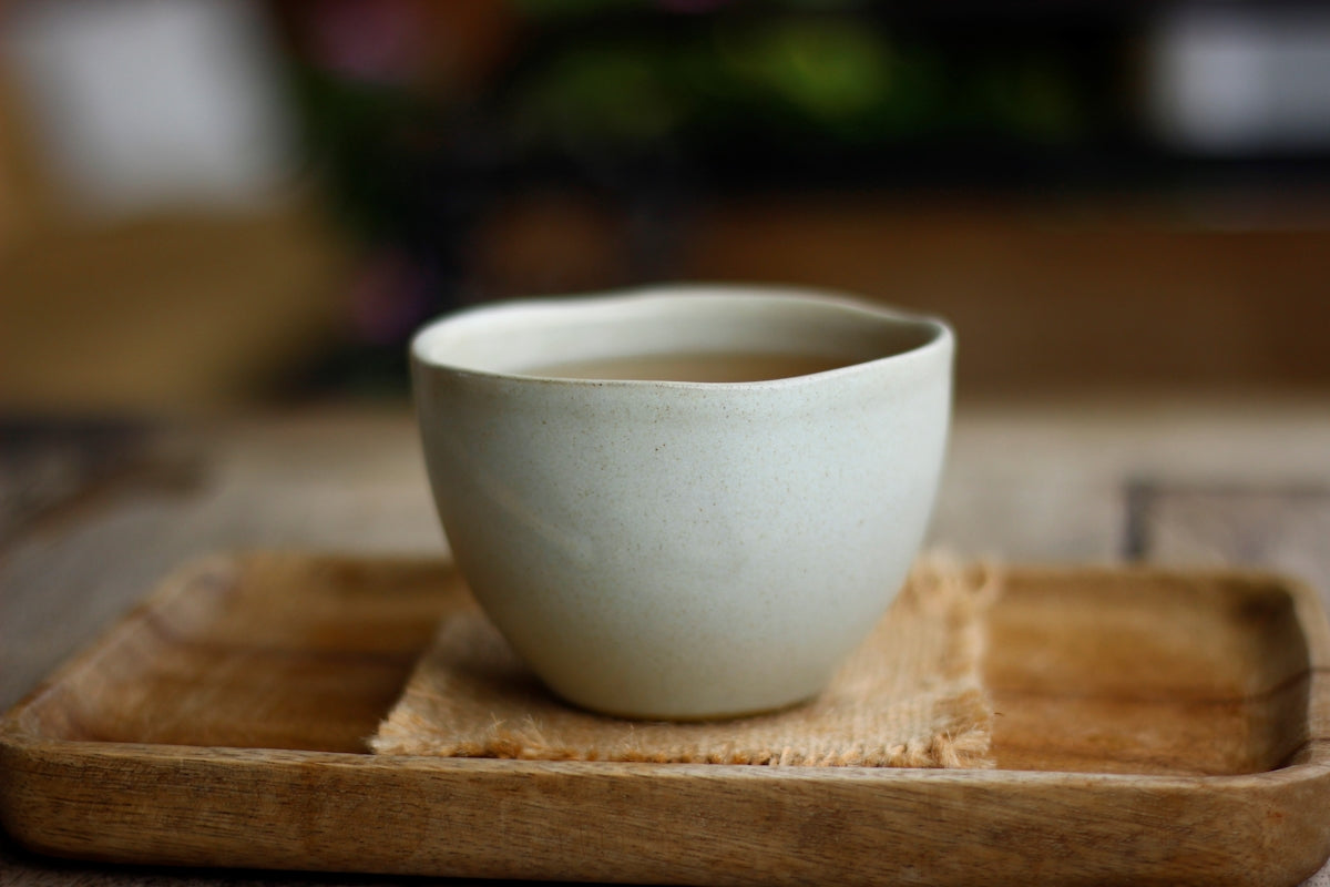 Porcelain Tea Cup & Tenmoku Tea Bowl: Embrace Zen Tea Brewing