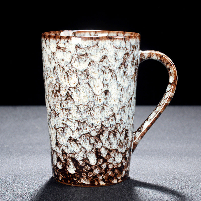 Reactive Glaze  Mugs -jian zhan Kiln Temmoku  glaze