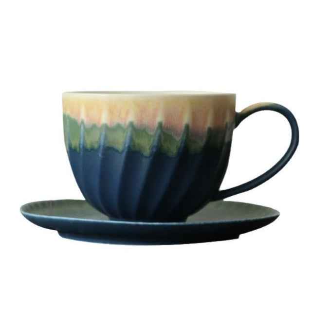 Sunset Ridge Fluted Coffee Cup