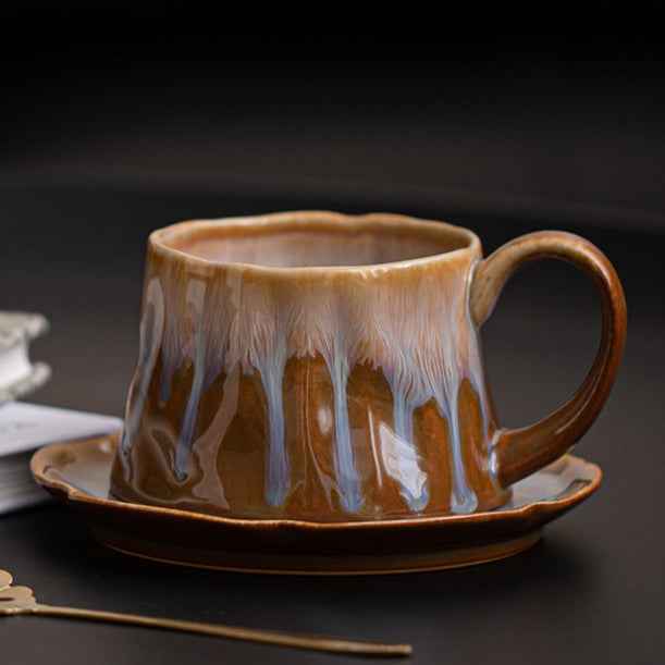 Caramel Gilded Coffee Cup