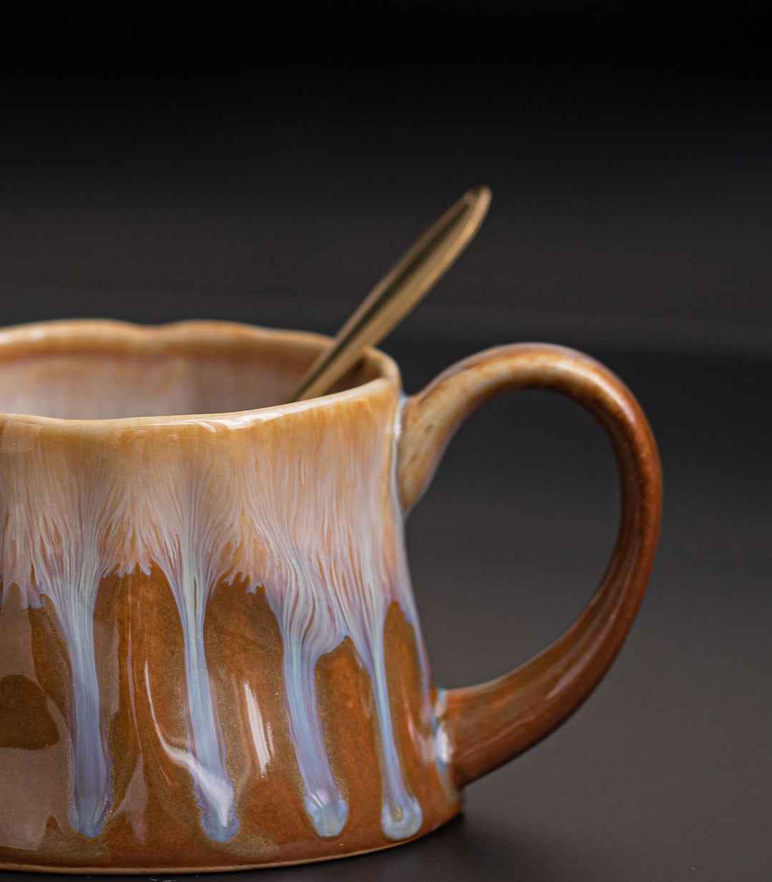 Caramel Gilded Coffee Cup