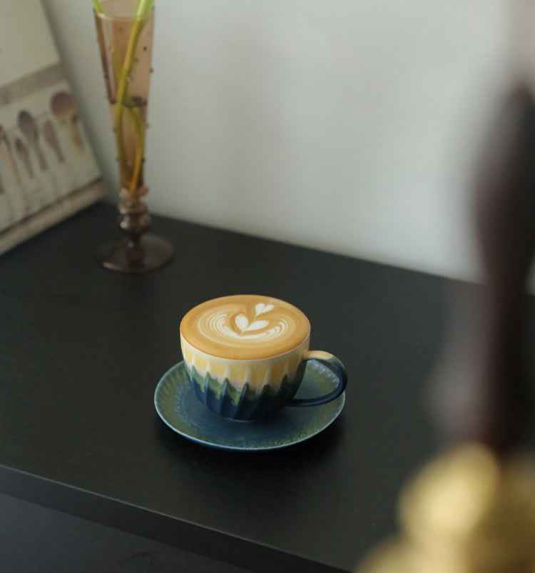 Sunset Ridge Fluted Coffee Cup