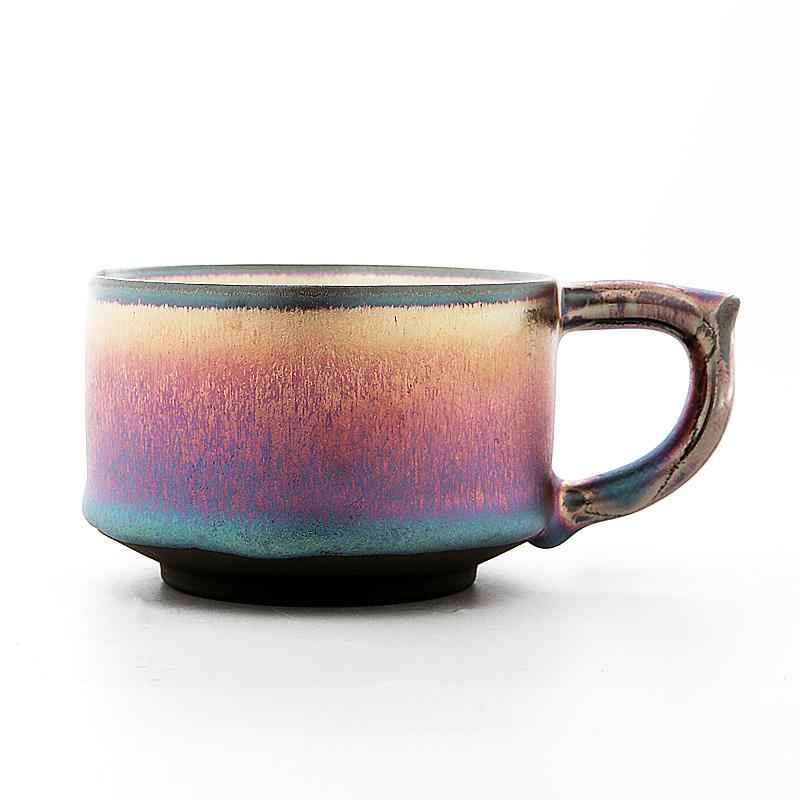 Aurora Coffee Cup Jian Zhan- Kiln Temmoku