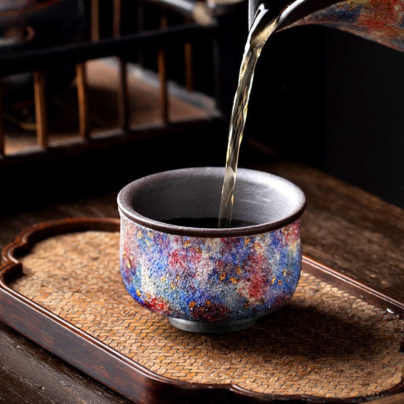 Celestial Bloom I Jian Zhan- Kiln Temmoku