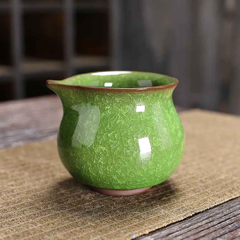 Emerald Tea Set Jian Zhan- Kiln Temmoku