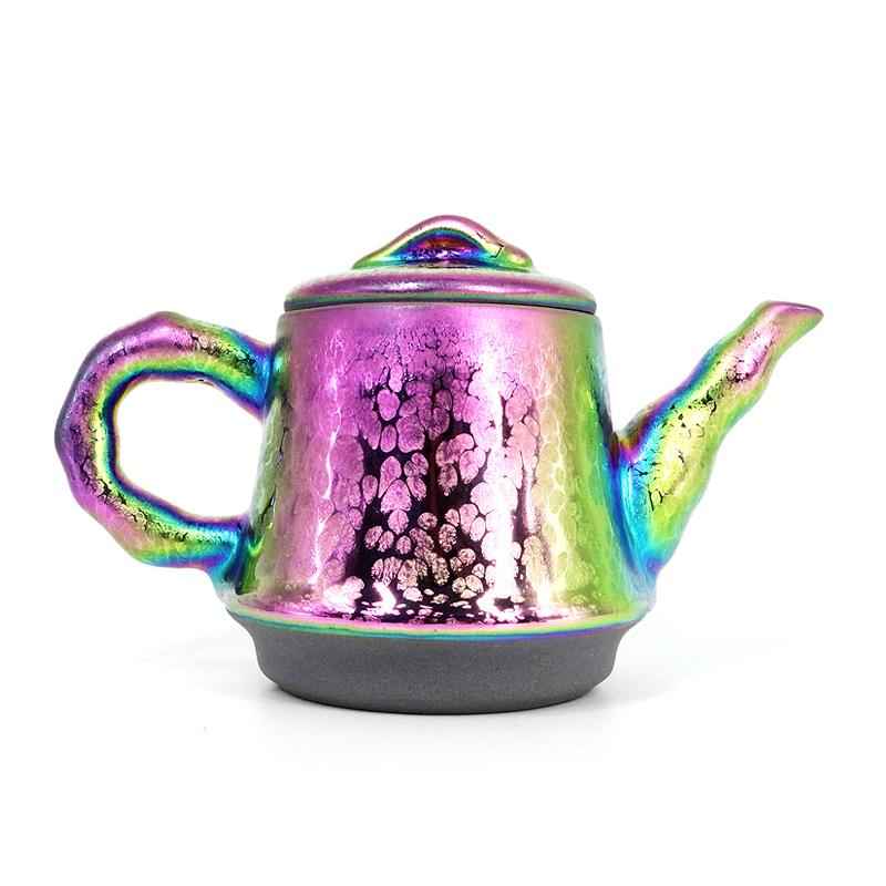 Fairy Teapot Jian Zhan- Kiln Temmoku