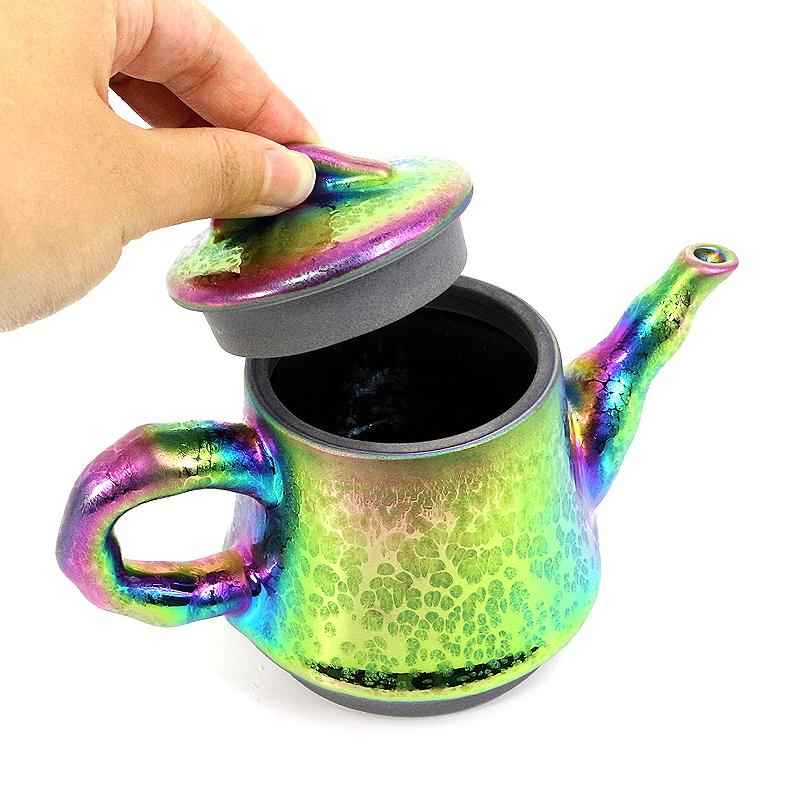 Fairy Teapot Jian Zhan- Kiln Temmoku