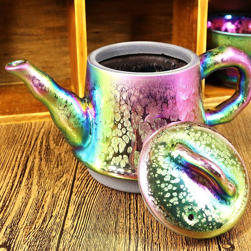 Fairy Teapot Jian Zhan- Kiln Temmoku