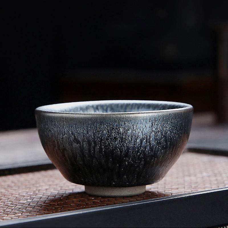 Glacier Tea Set Jian Zhan- Kiln Temmoku