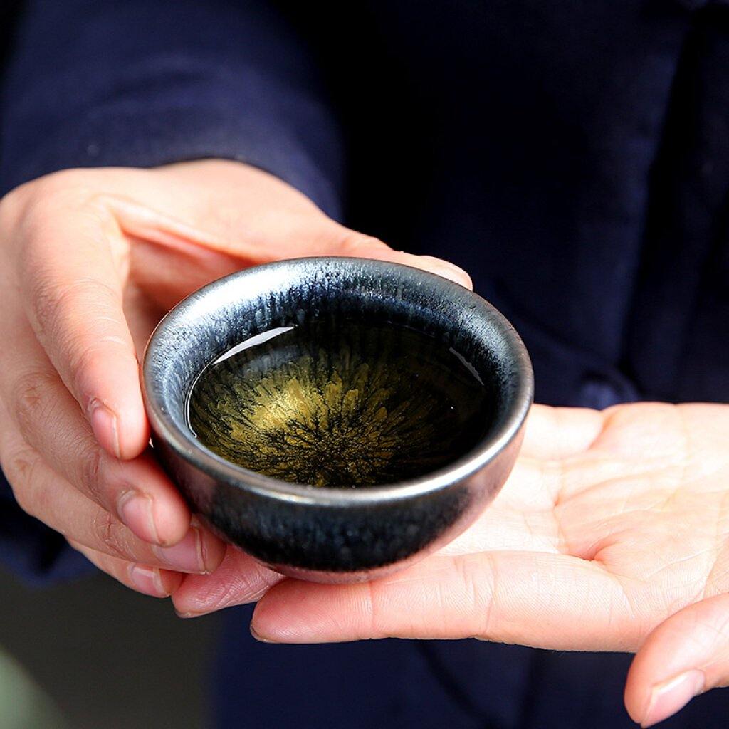 Glacier Tea Set Jian Zhan- Kiln Temmoku