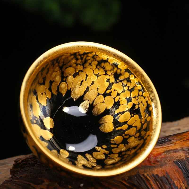 Gold Jian Zhan- Kiln Temmoku