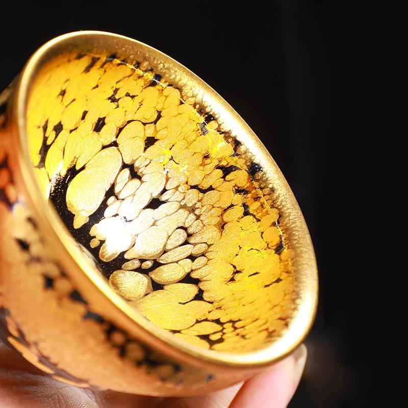 Gold Jian Zhan- Kiln Temmoku