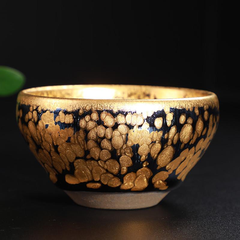 Gold Jian Zhan- Kiln Temmoku