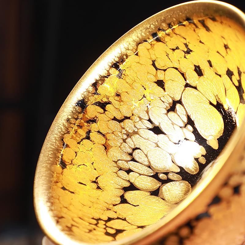 Gold Jian Zhan- Kiln Temmoku