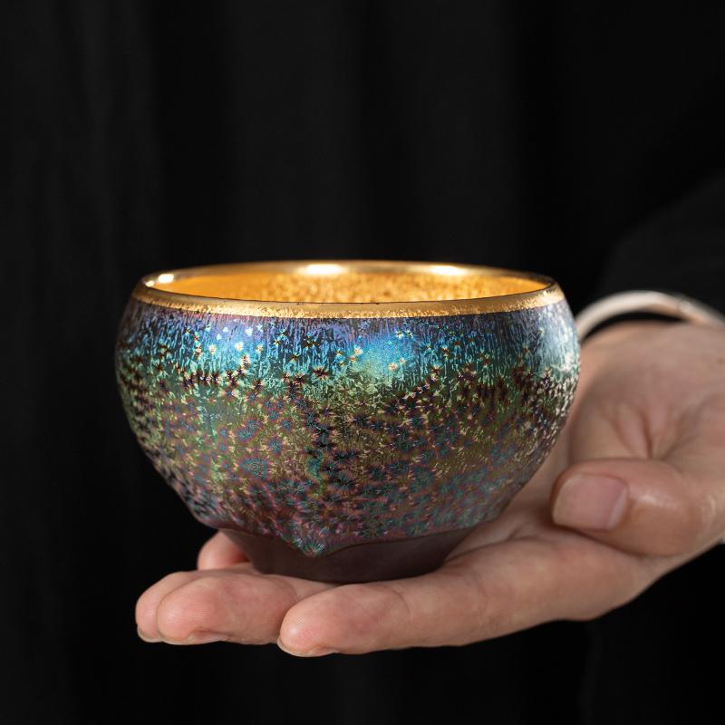 Golden Magic Jian Zhan- Kiln Temmoku