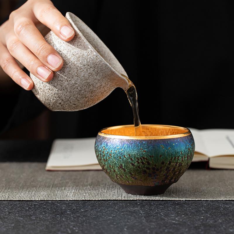 Golden Magic Jian Zhan- Kiln Temmoku