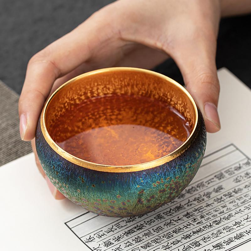 Golden Magic Jian Zhan- Kiln Temmoku