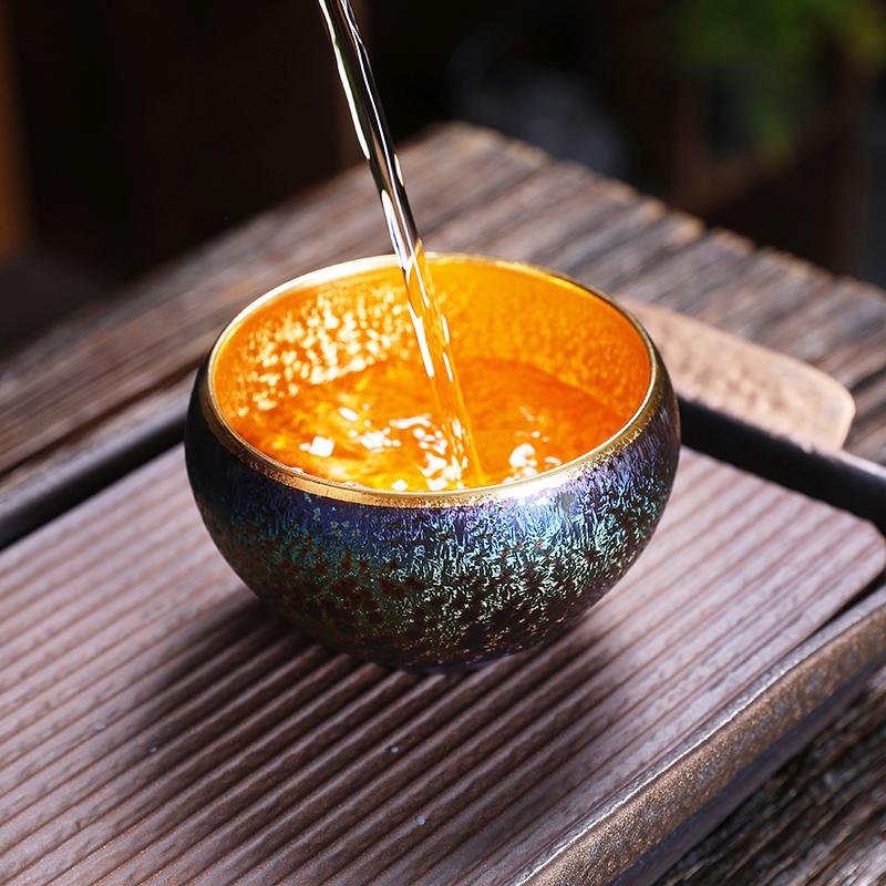 Golden Magic Jian Zhan- Kiln Temmoku
