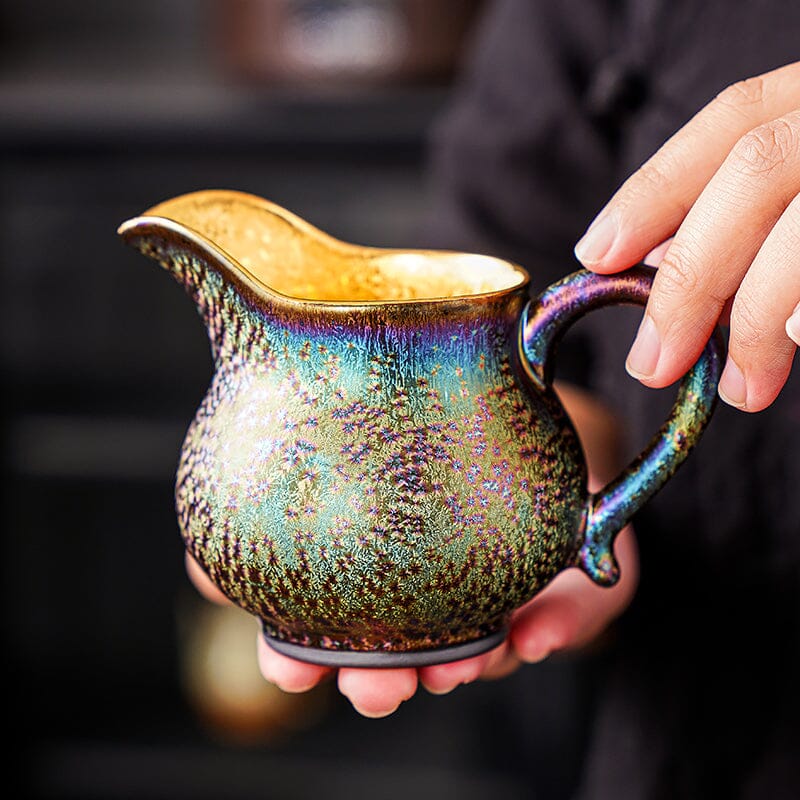 Golden Magic Tea Set Jian Zhan- Kiln Temmoku