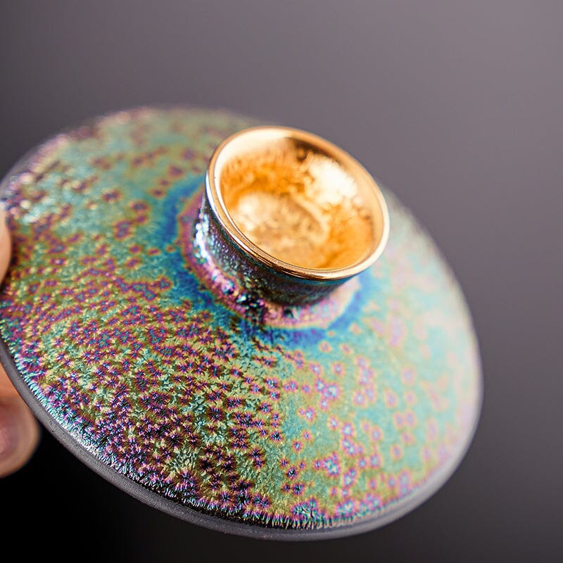 Golden Magic Tea Set Jian Zhan- Kiln Temmoku