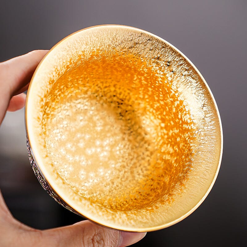 Golden Magic Tea Set Jian Zhan- Kiln Temmoku
