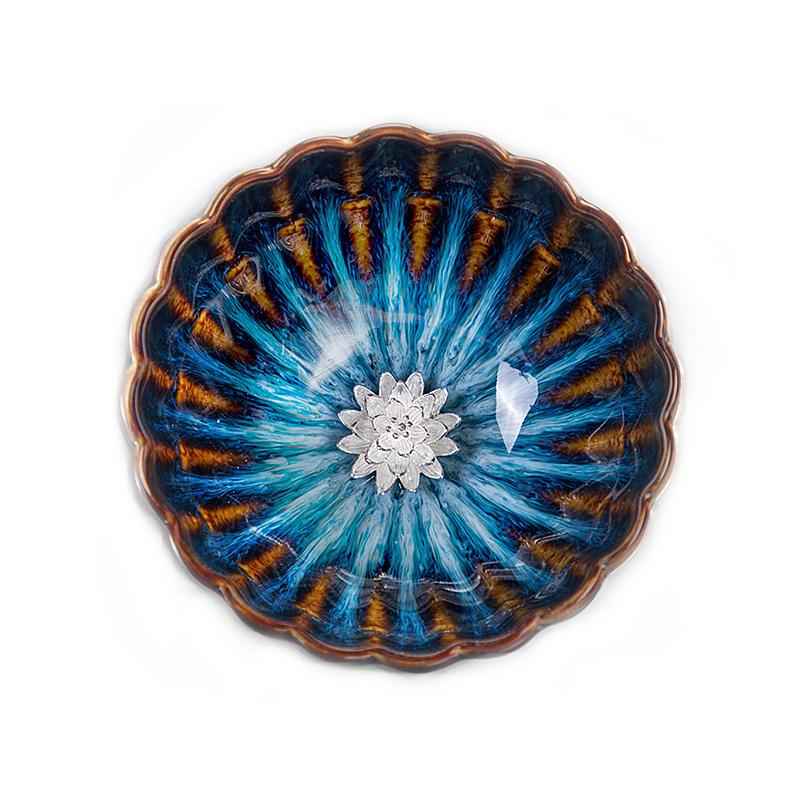 Golden Peacock Jian Zhan- Kiln Temmoku