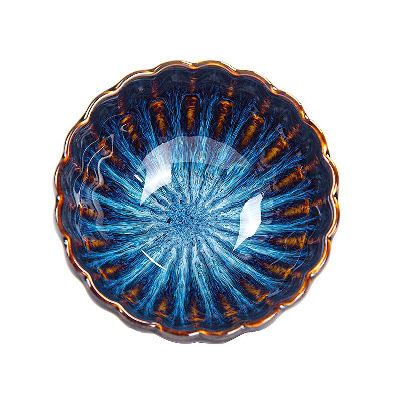 Golden Peacock Jian Zhan- Kiln Temmoku