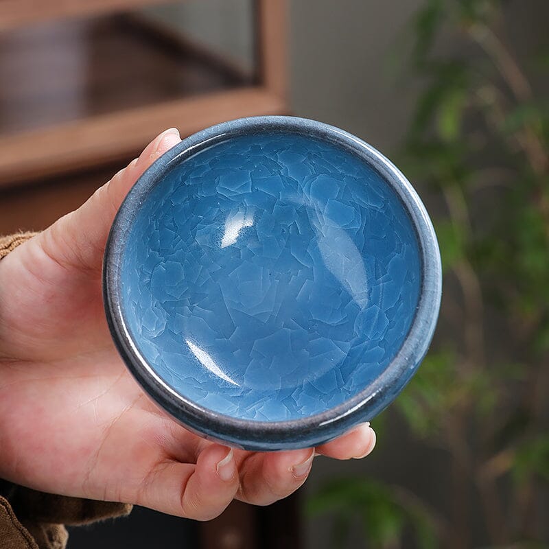 Lake Blue Jian Zhan- Kiln Temmoku