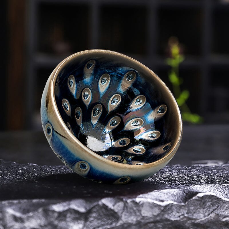 Peacock Eye Jian Zhan- Kiln Temmoku