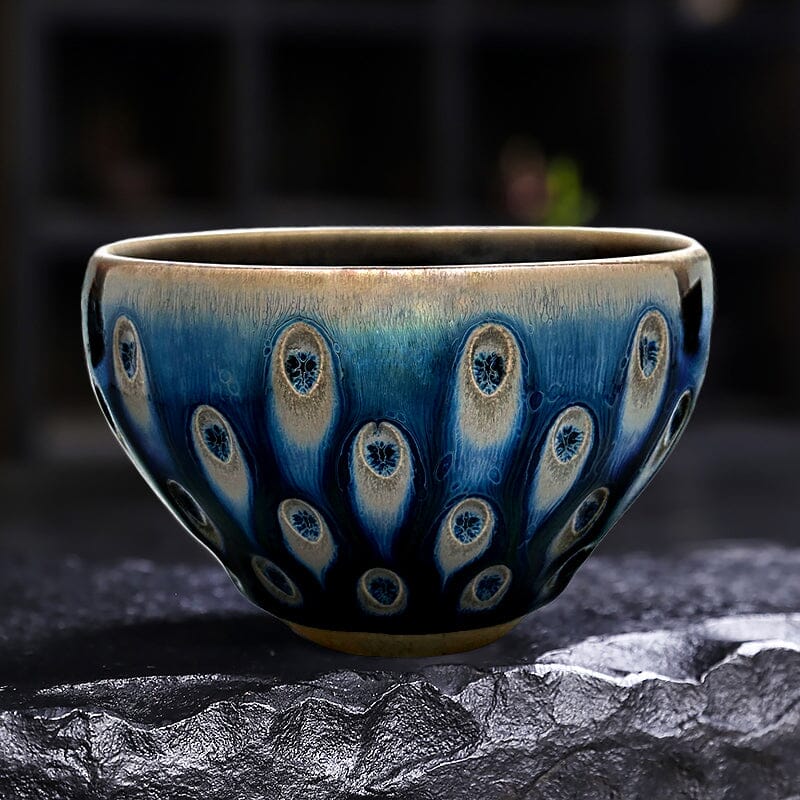 Peacock Eye Jian Zhan- Kiln Temmoku