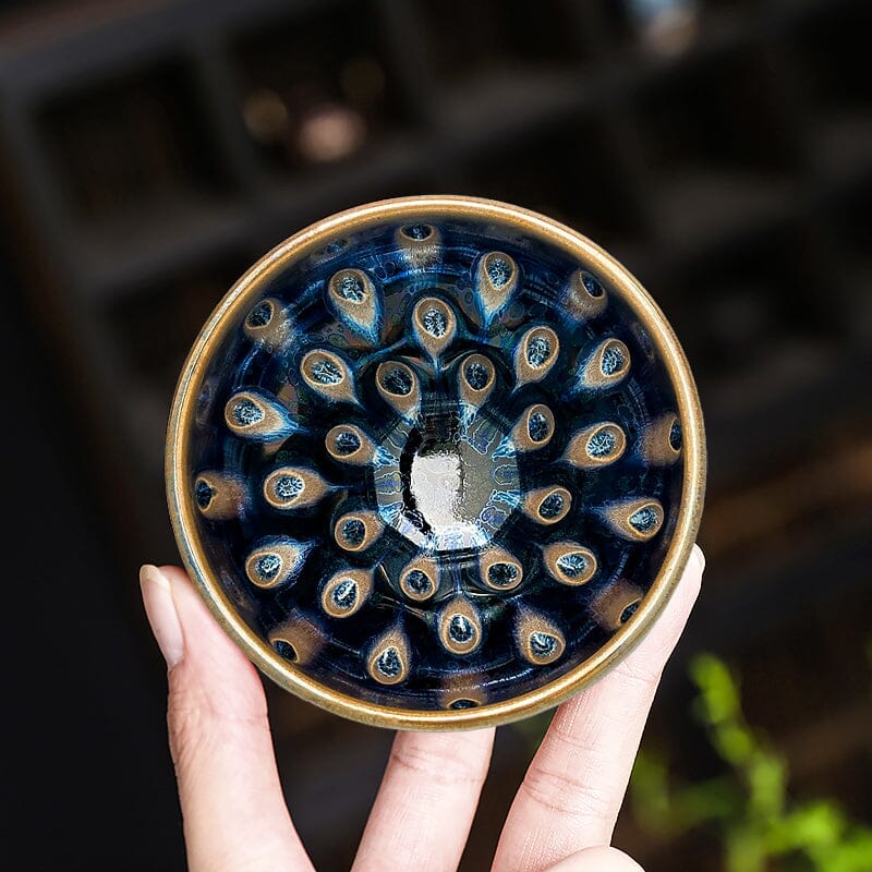 Peacock Eye Jian Zhan- Kiln Temmoku