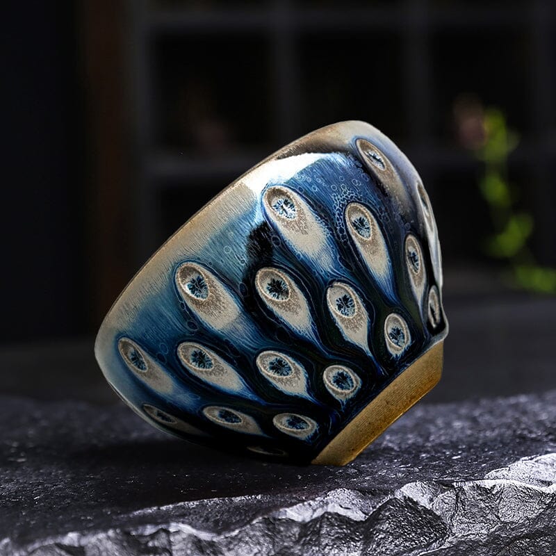 Peacock Eye Jian Zhan- Kiln Temmoku