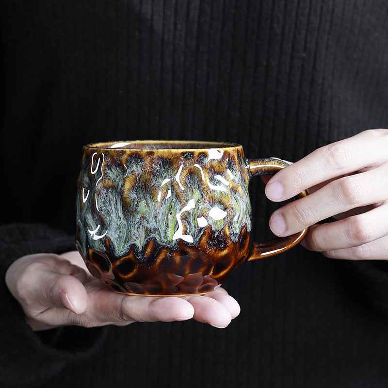 Hammered Nebula Coffee Cup