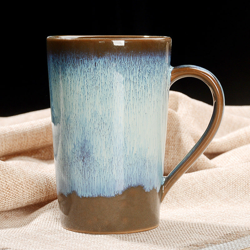 Reactive Glaze  Mugs -jian zhan Kiln Temmoku  glaze