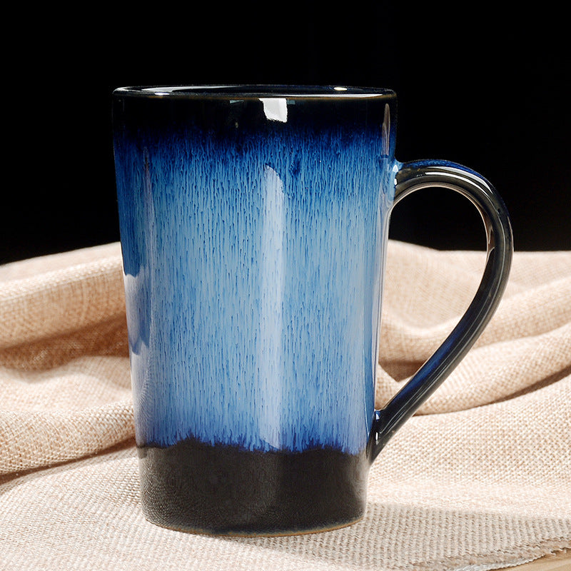 Reactive Glaze  Mugs -jian zhan Kiln Temmoku  glaze