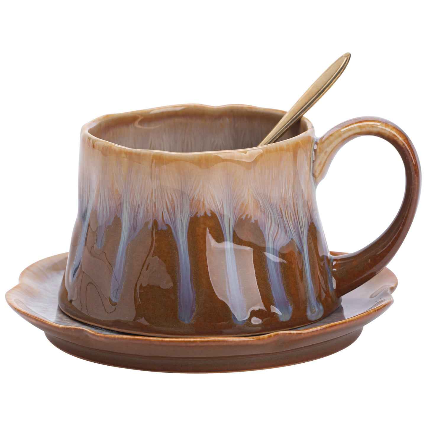 Caramel Gilded Coffee Cup