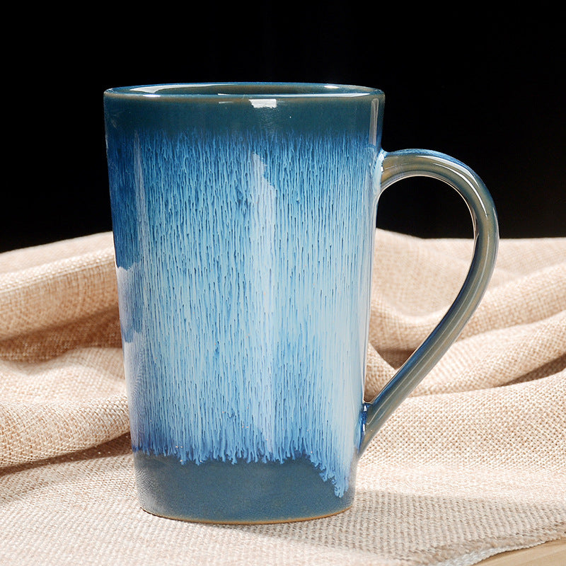 Reactive Glaze  Mugs -jian zhan Kiln Temmoku  glaze