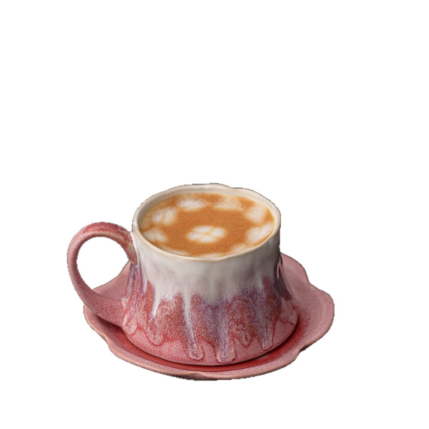 Aurora Bloom Coffee Cup -jian zhan Kiln Temmoku  glaze