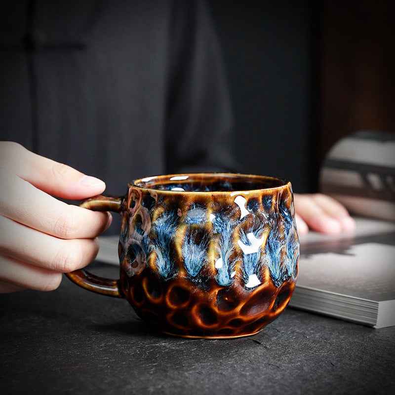 Hammered Nebula Coffee Cup