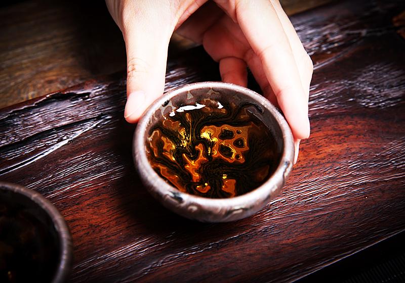 Oni Tea Set Jian Zhan- Kiln Temmoku