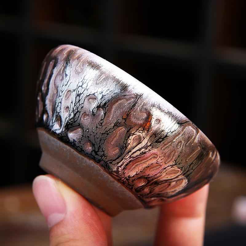 Oni Tea Set Jian Zhan- Kiln Temmoku