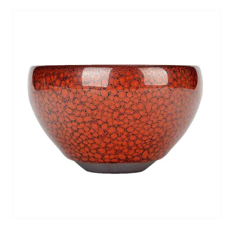 Orange Jian Zhan- Kiln Temmoku