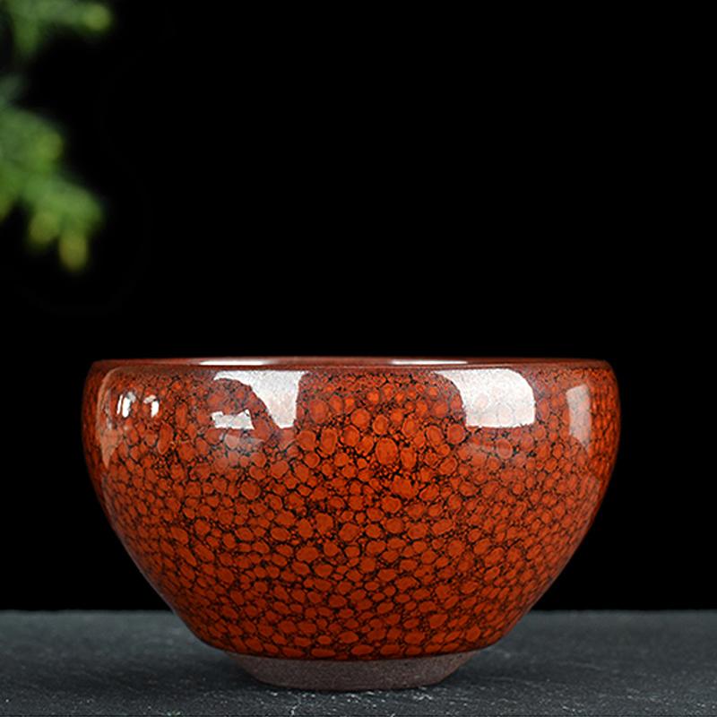 Orange Jian Zhan- Kiln Temmoku