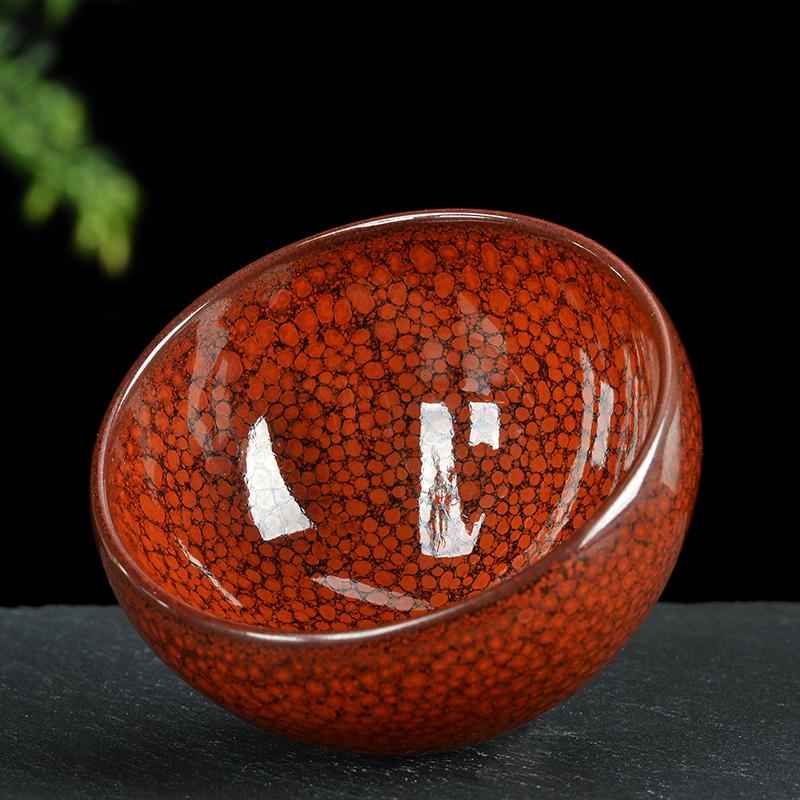 Orange Jian Zhan- Kiln Temmoku