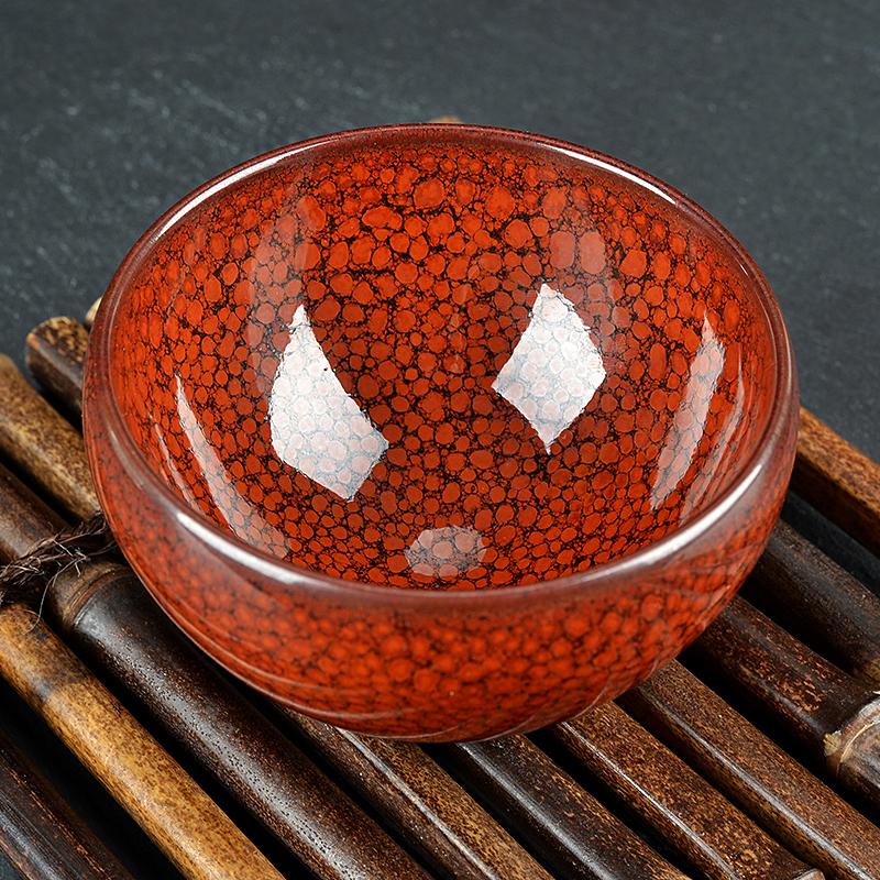 Orange Jian Zhan- Kiln Temmoku
