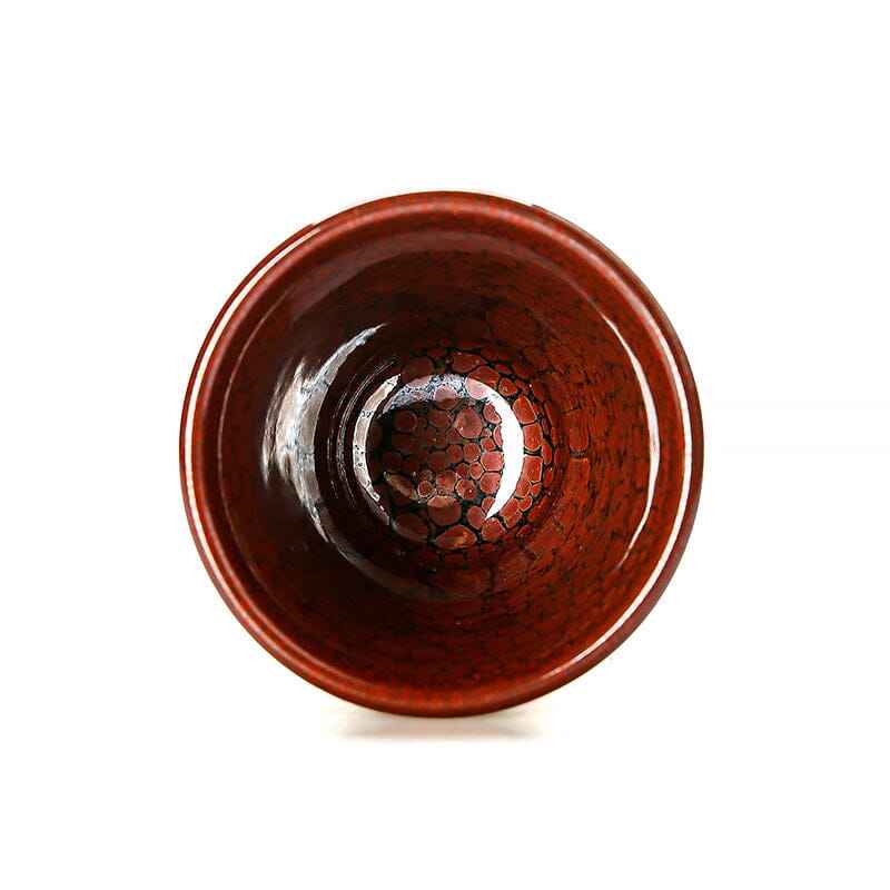Orange Jian Zhan- Kiln Temmoku