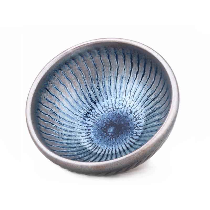 Spiral Jian Zhan- Kiln Temmoku