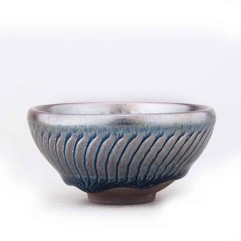 Spiral Jian Zhan- Kiln Temmoku