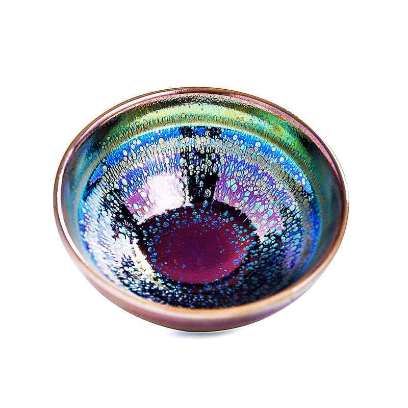 Splash Jian Zhan- Kiln Temmoku